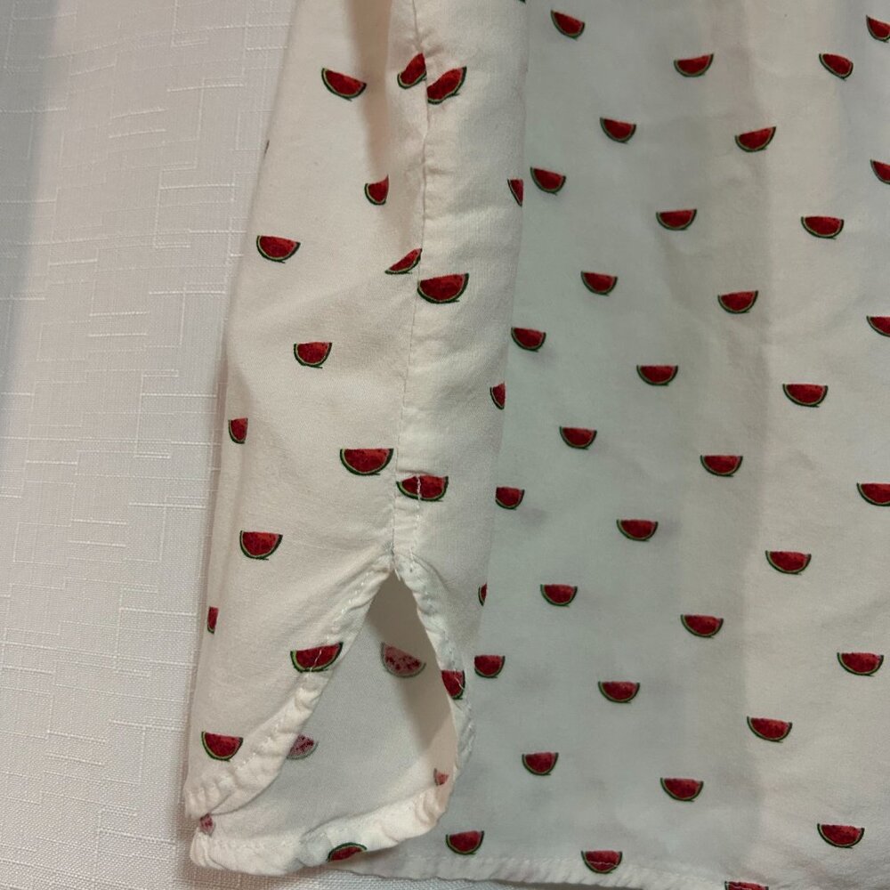 Just living watermelon tank top womens button up Sz XL fun flowy summer playful - Picture 8 of 9